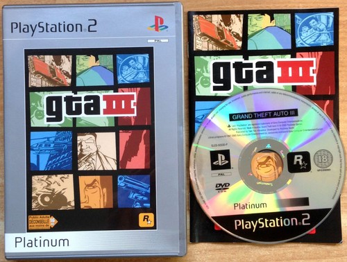 Gta iii platinum scatola - gta,