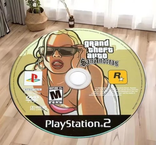 Tappeto circolare gta san - tappeto,