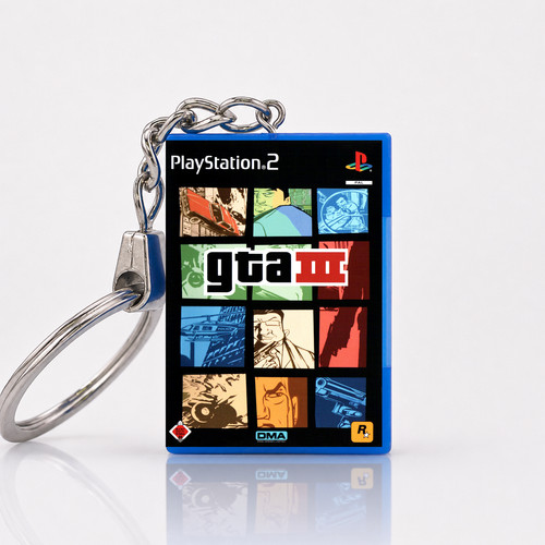 Gta iii ps2 miniatura custodia - ps2,