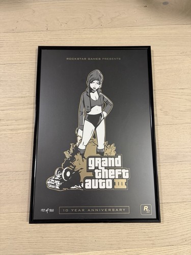 Poster litografia grand theft - poster,